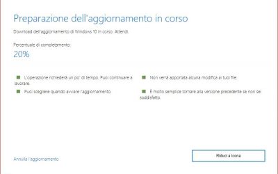 Windows 10 non si aggiorna, fine del servizio